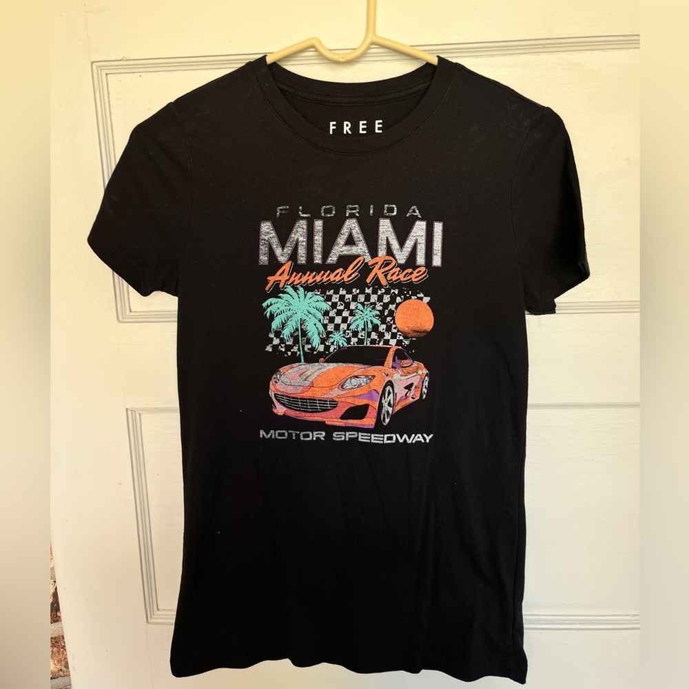 Free State Aéropostale Vintage Miami Florida Annual Race Motor Speedway T-Shirt